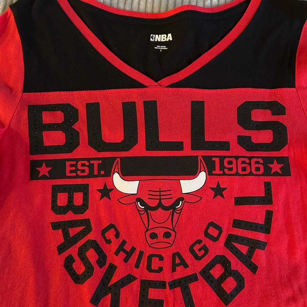 NBA Bulls Red Woman’s Shirt